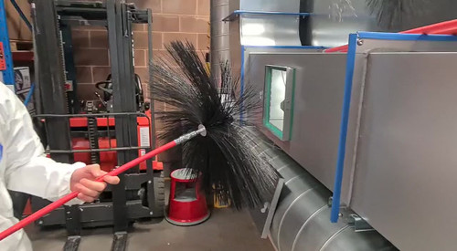 rotary brush cleaning for production lines Rotary Brush Cleaning for Production Lines